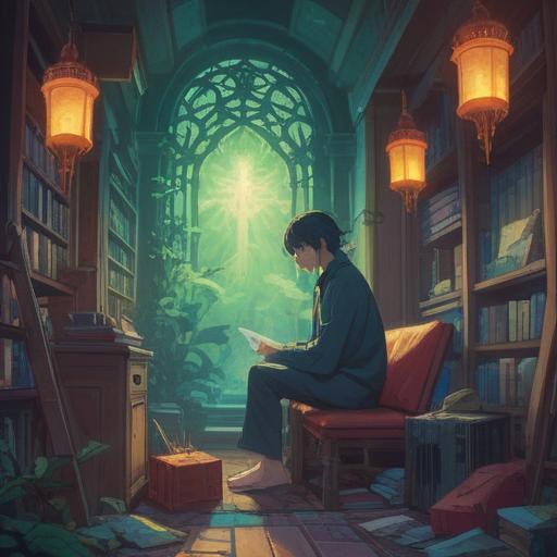 A spiritual illustration depicting signs to notice after a job interview rejection, ethereal aura, soft light surrounding a contemplative figure, symbolic imagery of guidance and reflection, serene environment with nature elements, enlightening atmosphere, visual elements representing introspection and growth, harmonious colors, 4k