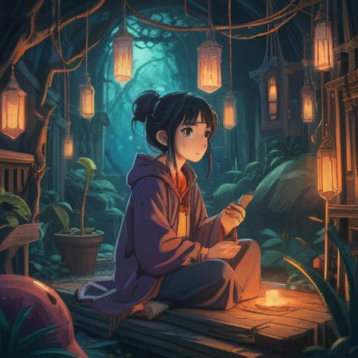 A captivating surreal illustration, mysterious atmosphere, spiritual symbols subtly integrated, a person in deep thought, surrounded by ethereal lights, intricate details reflecting intuition, vibrant colors, an emphasis on inner awakening, dreamlike quality, 4k