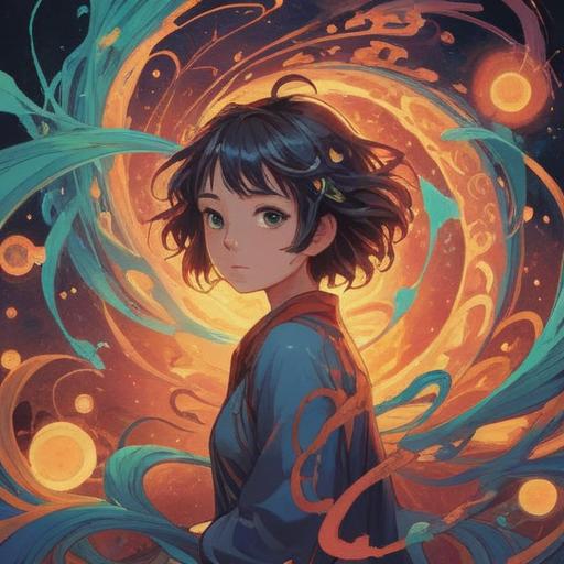 A spiritual representation of intense longing to meet someone, ethereal glow, abstract forms symbolizing connection, vibrant colors merging, gentle swirls of energy, serene atmosphere, emotional depth, transcendent experience, dreamy landscape, 4k