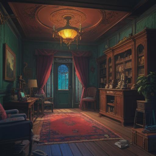 A mysterious and ethereal scene depicting the spiritual meaning of silent phone calls, a darkened room illuminated by an old-fashioned phone, wisps of smoke symbolizing communication from the beyond, soft light filtering through a window, eerie shadows dancing on the walls, an aura of introspection and contemplation, a sense of connection with the unseen, inviting viewers to ponder the unknown and the messages that remain unspoken, cinematic composition, 4k