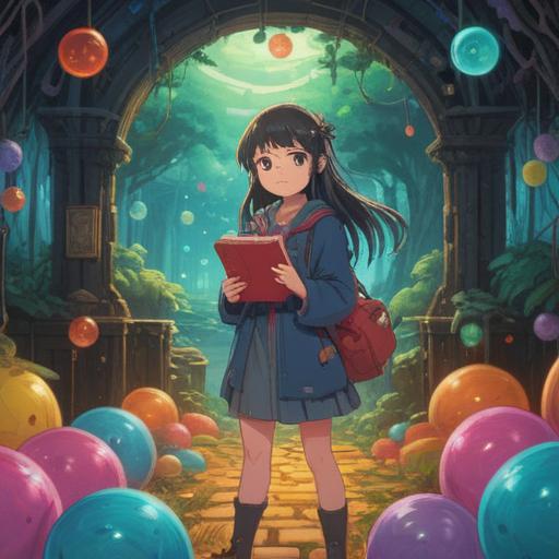 A serene and mystical scene, an individual searching for lost belongings, surrounded by ethereal symbols, glowing orbs representing spiritual signs, a gentle aura illuminating the space, soft light filtering through trees, peaceful and reflective expression, harmonious colors, nature setting, subtle hints of guidance and intuition, tranquility, 4k