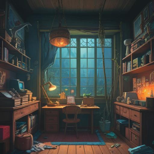 A mystical illustration depicting the theme of spiritual signs to watch for when losing items, ethereal glow, symbolic imagery, scattered personal belongings, hints of intuition represented by light orbs, a serene environment that conveys mindfulness, subtle details of the universe connecting with the individual, 4k