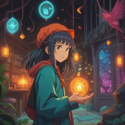 A serene scene of a person discovering a forgotten object, surrounded by gentle light, ethereal symbols in the air, an aura of tranquility, lush greenery in the background, subtle hints of spirituality, a sense of awakening and realization, soft focus effect, dreamy atmosphere, 4k