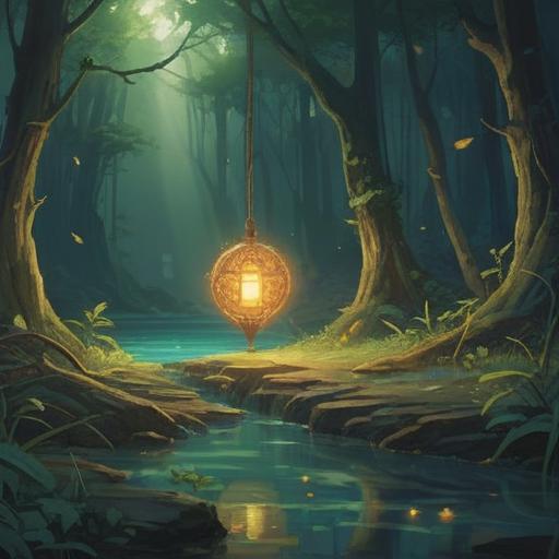 A serene moment depicting a lost object being rediscovered, mystical light illuminating the scene, a feeling of hope and clarity, nature surrounding the discovery, ethereal glow suggesting spiritual significance, symbolic elements representing guidance and connection, peaceful ambiance, inviting atmosphere, 4k