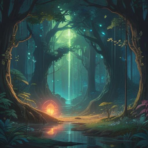 A serene scene capturing the moment of rediscovering a lost item, ethereal light illuminating the object, a gentle aura surrounding it, a person experiencing joy and relief, nature in the background symbolizing rebirth and hope, soft pastel colors, dreamlike atmosphere, 4k