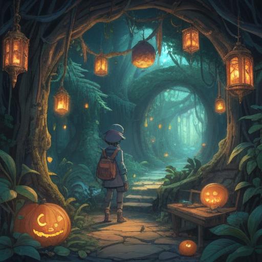 A vibrant illustration depicting the journey of finding lost items, mystical symbols representing spiritual signs, ethereal light guiding the path, nature elements intertwined with the search process, reflective expressions on characters, serene and contemplative atmosphere, intricate details highlighting the significance of each sign, soothing color palette, 4k