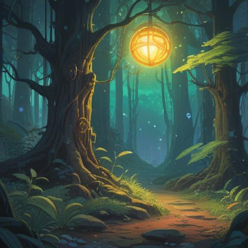 A mystical scene depicting the moment of a lost object being found, ethereal light surrounding the item, soft glows symbolizing spiritual guidance, serene expression on the character's face, nature elements like gentle winds and blossoming flowers, a sense of calm and joy, vivid colors, enchanting atmosphere, 4k