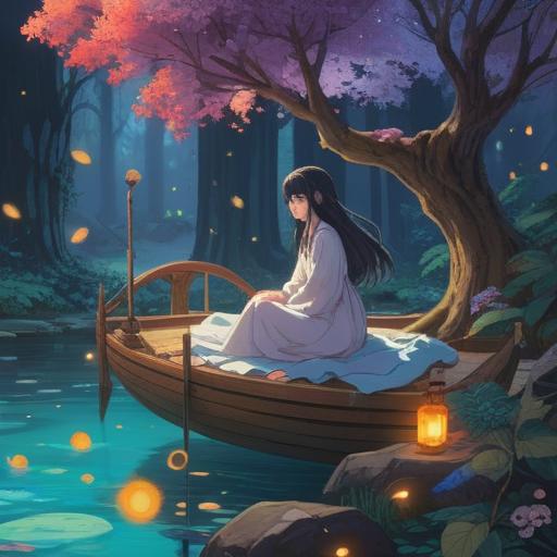 A serene and mystical scene depicting a person peacefully dreaming, soft ethereal light surrounding them, dreamlike symbols floating in the air, a lush celestial landscape in the background, peaceful expression, harmonious color palette, representing spiritual guidance and insight, 4k