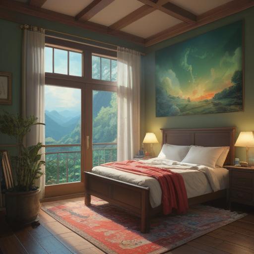 A serene, calming scene depicting a tranquil room filled with soft, ambient light, gentle wisps of fragrant smoke rising from a diffuser, lush plants surrounding the space, a person meditating peacefully, the essence of healing and inspiration, warm and inviting colors, inviting atmosphere, 4k