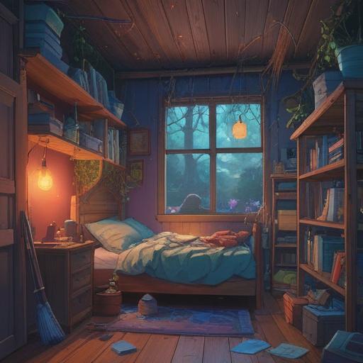 A serene and ethereal scene depicting a person in a tranquil setting, surrounded by soft, glowing lights, their eyes heavy with sleep, symbolic representations of dreams and spirituality, gentle clouds, a starry night sky, peaceful expressions, tranquil atmosphere, 4k