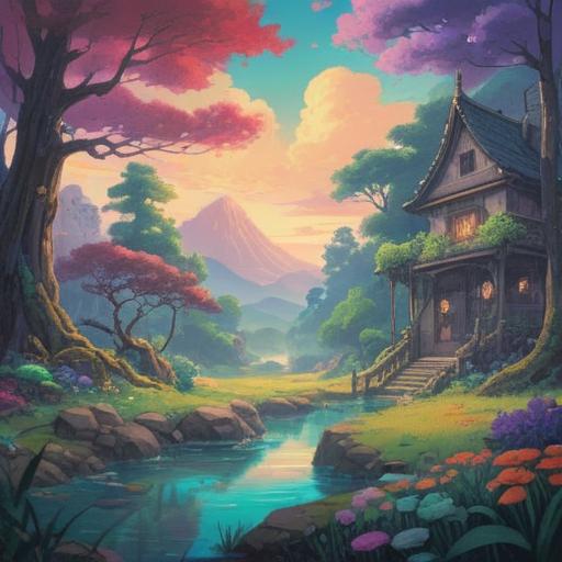 A dreamy and ethereal landscape, representing the spiritual essence of sleepiness and lack of motivation, soft pastel colors, gentle flowing forms, a tranquil setting with a serene atmosphere, an sleeping figure surrounded by wispy clouds, symbolic elements like floating clock faces and drowsy flowers, a sense of calm and introspection, 4k