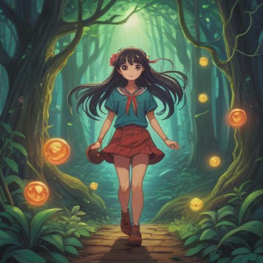 A mystical and serene illustration depicting a spiritual lucky charm for chronic back pain relief, soothing colors, intricate design of the charm, surrounded by gentle energy waves, peaceful nature background with soft sunlight filtering through trees, calming atmosphere, harmonious balance, 4k