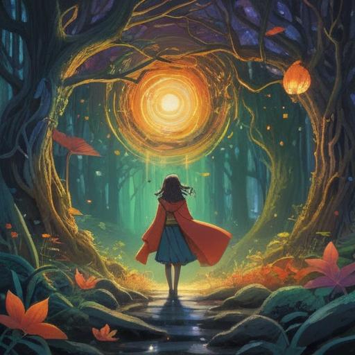 A spiritual illustration representing the positive signs of a major life transition, vibrant colors, ethereal elements, abstract symbols of growth and transformation, cosmic background, serene atmosphere, harmonious energy, uplifting imagery, 4k