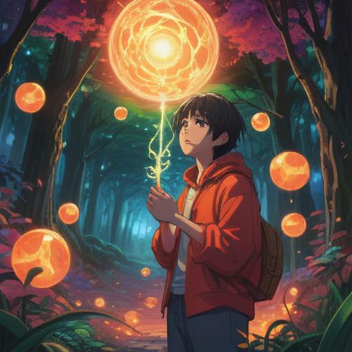 A serene spiritual illustration, a person speaking their truth surrounded by glowing orbs of light, vibrant colors representing positive energy, nature in the background with flowing water, harmonious atmosphere, symbols of growth and enlightenment, ethereal texture, uplifting mood, 4k