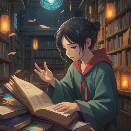 A serene illustration depicting the act of discarding books, symbolic representation of spiritual cleansing, ethereal light surrounding the books, gentle hands releasing the books into the air, transformation of knowledge into energy, surrounded by a tranquil nature setting, soft flowing colors, sense of liberation and renewal, harmony with the universe, 4k