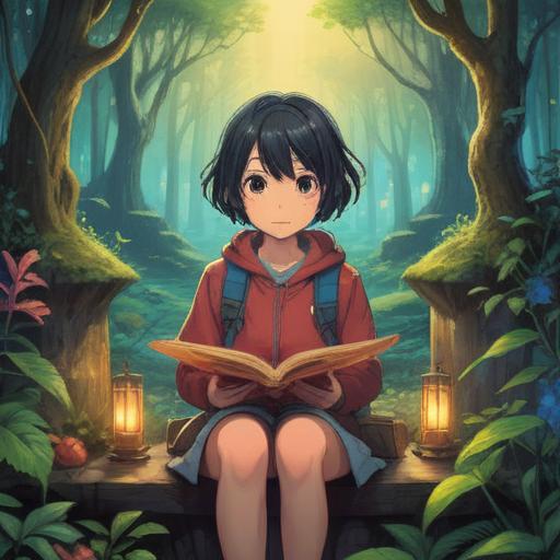 A person discovering new hobbies after losing a book, exploring nature, enjoying the beauty of the outdoors, engaging in creative activities, connecting with friends, experiencing joy and freedom, vibrant and uplifting surroundings, bright colors, warm sunlight, joyful expression, 4k