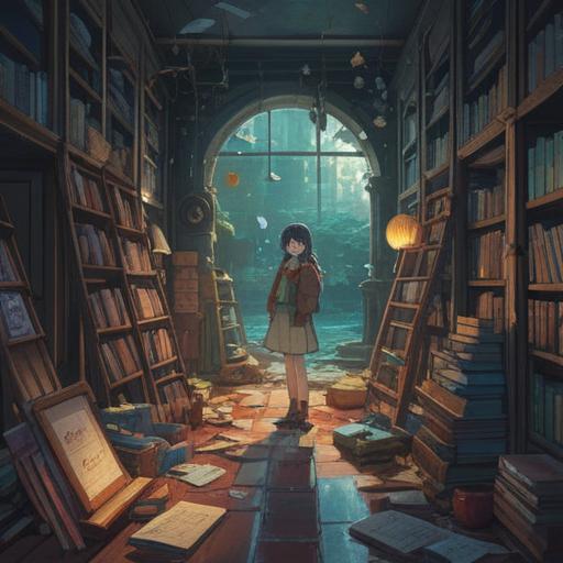 A serene and ethereal scene depicting a person standing at a crossroads, surrounded by floating symbols of forgotten items, such as keys and books, illuminated by a gentle light, representing spiritual guidance and positive signs, lush greenery in the background, a calming aura, dreamlike atmosphere, subtle hints of hope and clarity, 4k