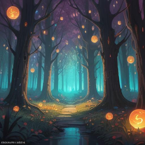 An ethereal scene depicting a serene celebration for a deceased loved one's birthday, gentle light filtering through the trees, soft glowing orbs symbolizing spirits, a heartfelt gathering of friends and family, warm memories reflected in their expressions, peaceful atmosphere, nature as a calming backdrop, moments of reflection and connection, 4k