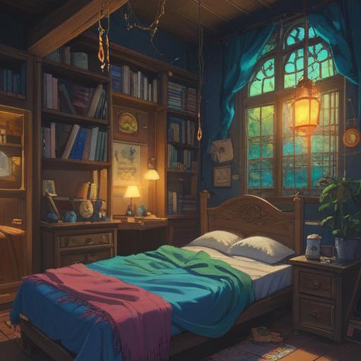 A serene and ethereal scene depicting personal belongings of a deceased loved one, glowing softly in a tranquil environment, symbols of love and memories, gentle light illuminating objects such as a locket, a book, and a framed photo, surrounded by a misty aura, conveying a sense of peace and spiritual connection, rich in emotional detail, calming colors, 4k