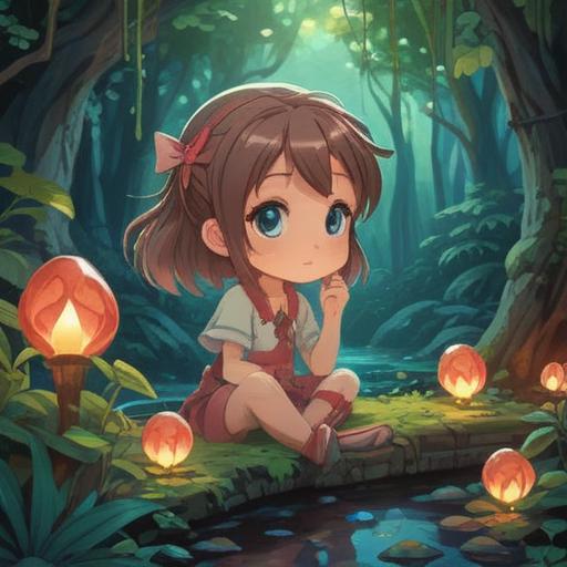 A serene scene featuring a calming lucky stone, smooth textures, gentle colors, surrounded by soft glowing light, lush greenery in the background, a peaceful atmosphere, people meditating near the stone, symbolizing tranquility and focus, 4k