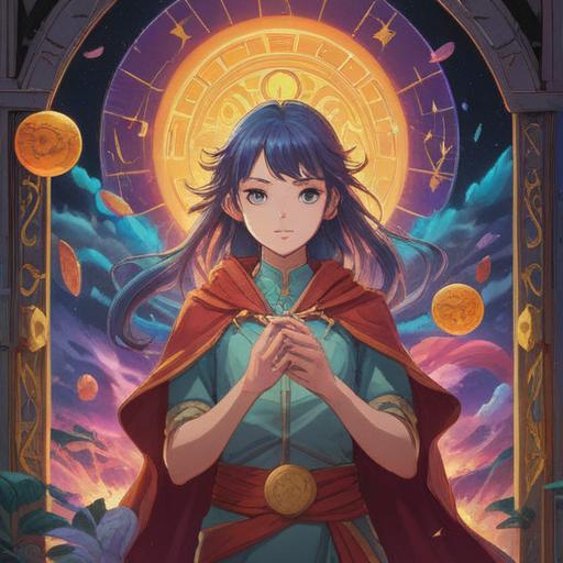 A surreal illustration depicting a lottery ticket surrounded by radiant light, symbolic representations of good fortune and spiritual vibes, ethereal colors, intricate patterns of positive energy, delicate rays of hope illuminating the scene, mystical elements like floating feathers and shimmering orbs, dreamlike atmosphere, 4k