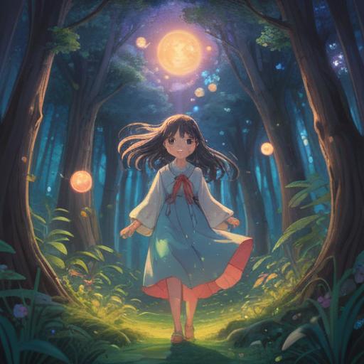 A serene and uplifting scene depicting a beloved figure surrounded by a glowing aura, gentle light illuminating their compassionate smile, ethereal beings and soft spirits floating around, nature in harmony with vibrant flowers and lush greenery, a sense of peace and connection radiating, 4k