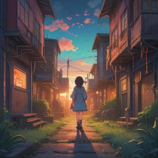 A serene and introspective scene depicting a person standing at a crossroads, representing the moment of parting, ethereal light illuminating the paths, symbolic elements like flowing water and leaves in the wind, a sense of spiritual connection and reflection, tranquil ambiance, conveying the depth of emotional farewell, 4k