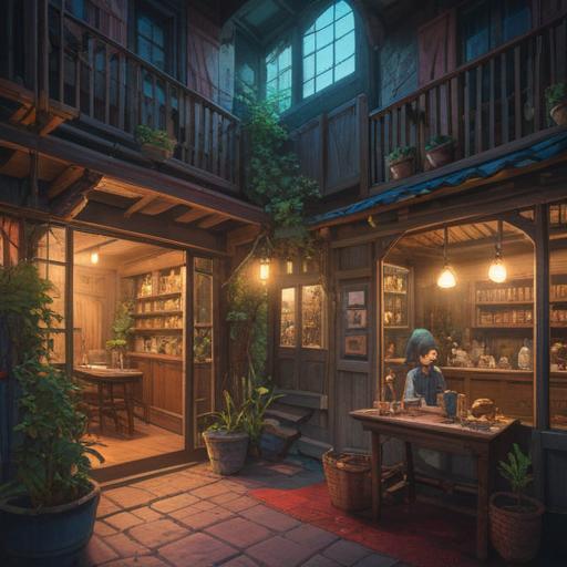 A serene lifestyle scene depicting habits to cultivate emotional richness when material desires decrease, cozy indoor environment, soothing natural light, people engaging in mindfulness activities, reading books, journaling, tending to plants, warm and inviting atmosphere, harmonious color palette, calm expressions, 4k