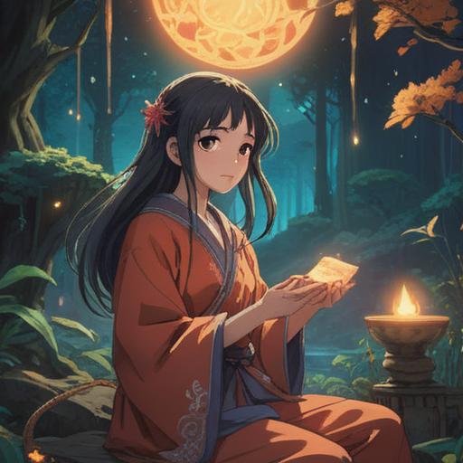 A serene and introspective scene, subtle hints of spirituality, ethereal glow surrounding a meditative figure, symbols of intuition and guidance in the background, soft floating lights representing awareness, gentle colors reflecting calmness, emphasizing the feeling of being unfulfilled yet seeking deeper meaning, 4k