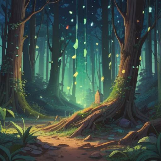 A serene illustration depicting the moment an object shatters on the ground, shards sparkling in the light, a subtle ethereal glow around the broken pieces, soft colors symbolizing caution and awareness, a feather floating gently nearby as a spiritual sign, a calming nature background, serene atmosphere, thoughtful expressions on nearby characters, 4k