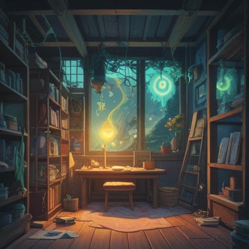 A serene illustration depicting the concept of spiritual signs when upgrading belongings, soft ethereal light, imagery of intuition represented by a glowing aura, symbols of mindfulness and awareness, a person contemplating choices surrounded by nature, subtle hints of animals or plants conveying messages, calming colors, peaceful atmosphere, 4k