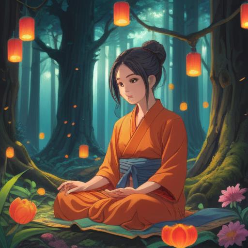 A serene illustration depicting spiritual signs to pay attention to regarding Buddhist connections, calming imagery, symbols of mindfulness, subtle hints of enlightenment, soft light representing awareness, peaceful setting with nature elements, ethereal atmosphere, intricate details of the signs, harmonious composition, 4k