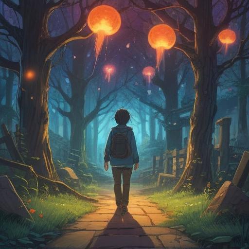 A thought-provoking scene depicting a person encountering an irritating individual, visualizing the spiritual signs and lessons learned, contrasting emotions, symbolic imagery representing growth and understanding, serene atmosphere, reflections of enlightenment, diverse expressions, 4k