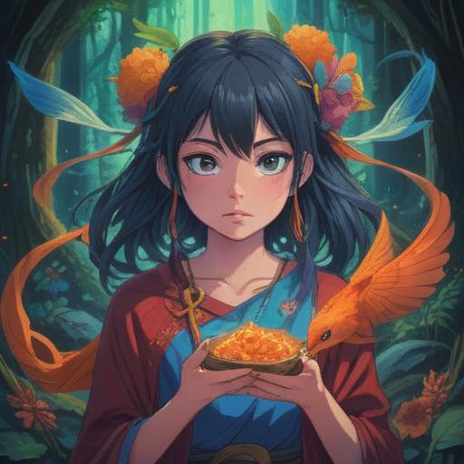 A spiritual representation of hunger, symbolic imagery, interwoven with concepts of desire and fulfillment, ethereal elements and a mystical aura, featuring a person meditating with a glowing stomach, surrounded by food-related symbols and energy waves, a dreamlike background, vibrant colors, capturing the essence of longing and nourishment, 4k