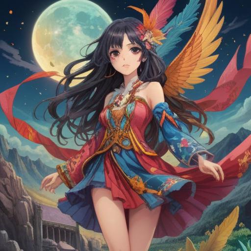 A vibrant collection of fashion styles promoting emotional liberation, eclectic mix of colors and patterns, flowing fabrics symbolizing freedom, diverse models expressing joy and confidence, sunny outdoor setting with nature elements, empowering accessories and bold designs, dynamic poses capturing movement, artistic composition, high resolution