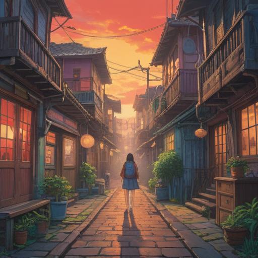 A vibrant scene depicting everyday life challenges, a person overcoming a minor setback, an optimistic atmosphere, creative problem-solving, bright surroundings, encouraging expressions, an uplifting transformation, relatable setting, 4k