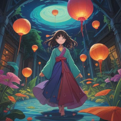 A serene and ethereal scene depicting a person surrounded by floating garments, radiating light and energy, vibrant colors symbolizing desire and fulfillment, a gentle aura surrounding the figure, mystical elements enhancing the spiritual connection, lush nature in the background suggesting growth and renewal, soft focus, dreamlike atmosphere, 4k