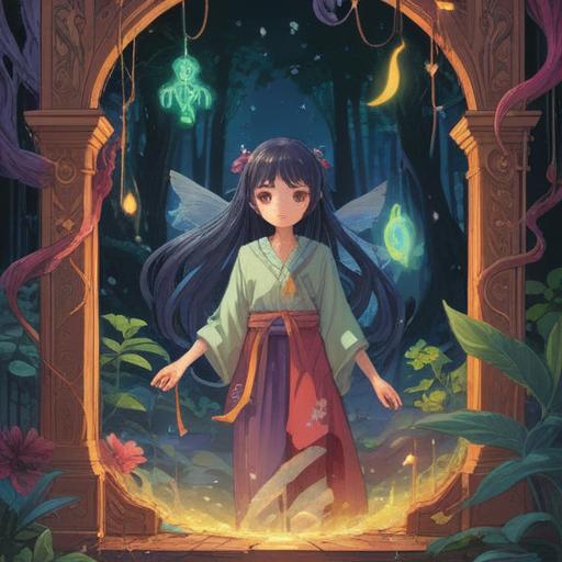 A symbolic illustration representing spiritual signs related to fraying clothing, ethereal imagery, threads unraveling, subtle hints of wisdom, mystical elements, serene atmosphere, connection between material and spiritual, vibrant colors, 4k