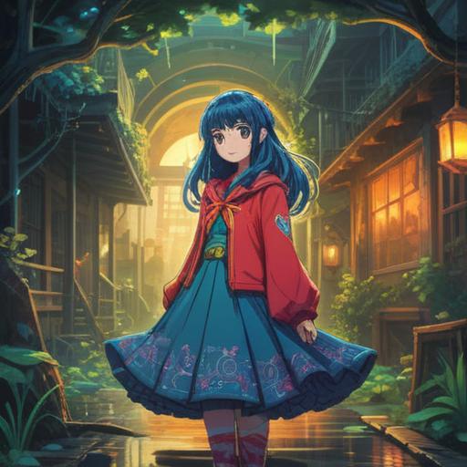 A surreal illustration depicting the spiritual meaning of wearing clothes inside out, contrasting colors, symbolic elements representing identity and self-reflection, dreamlike atmosphere, floating garments, ethereal light, abstract background, mystical character expressions, 4k