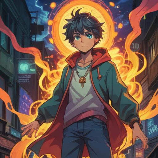 A symbolic illustration depicting a person with their clothes on backward, colorful aura surrounding them, radiant light illuminating their figure, abstract representations of positive energy, ethereal guidance, serene expressions, nature elements in the background, harmony and balance, 4k