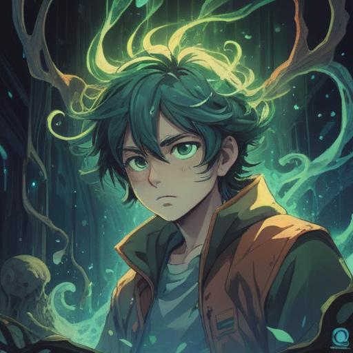 A mystical representation of sinusitis, ethereal light surrounding the sinuses, symbolic elements representing emotional release, interconnectedness of body and spirit, serene landscape, soft flowing energies, intricate patterns, calm and healing ambiance, 4k