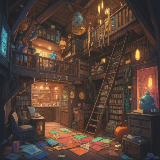 A creative visual representation of a summary, various documents stacked neatly, colorful sticky notes scattered around, highlighting key points, an organized workspace, soft lighting creating a focus on the summary, inviting atmosphere, 4k