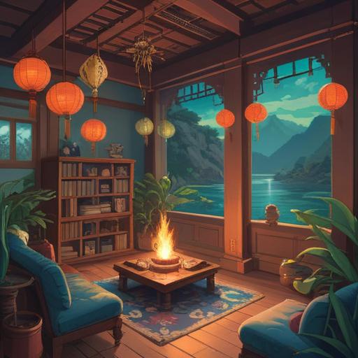 A mystical and serene illustration, showcasing lucky items for enhancing fortune through Feng Shui and spirituality, beautifully arranged in a harmonious setting, radiant colors symbolizing prosperity, detailed textures of crystals and talismans, a peaceful background with flowing water and lush plants, ethereal light illuminating the scene, conveying positive energy and good luck, 4k