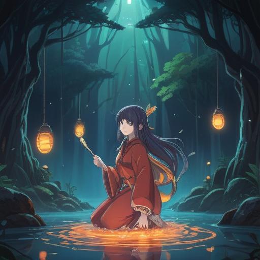 A serene illustration depicting the concept of catching a cold as a spiritual sign of healing and transformation, gentle light illuminating the scene, a character resting peacefully, surrounded by nature, symbols of growth and renewal in the background, calming colors, dreamlike atmosphere, 4k