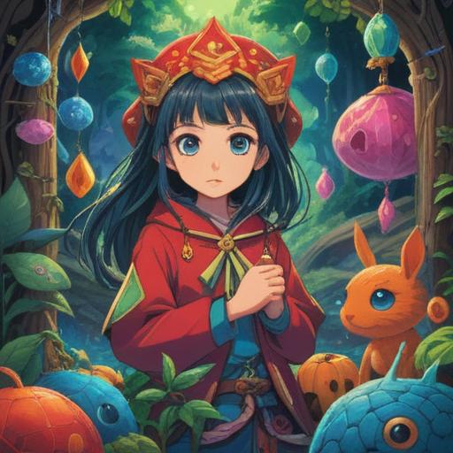 A whimsical illustration of a lucky charm designed to prevent colds, featuring symbols of health and protection, vibrant colors, intricate details, warm and inviting atmosphere, soft focus on the charm, surrounded by elements like herbs and sunlight, emphasizing positivity and well-being