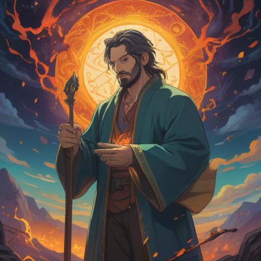 A serene and emotive scene depicting a father’s death as a transformative spiritual experience, ethereal light illuminating a peaceful figure, gentle aura surrounding a family member in contemplation, symbols of love and remembrance intertwined with nature, soft clouds reflecting hope and guidance, tranquil colors blending harmoniously, a feeling of warmth and solace, 4k