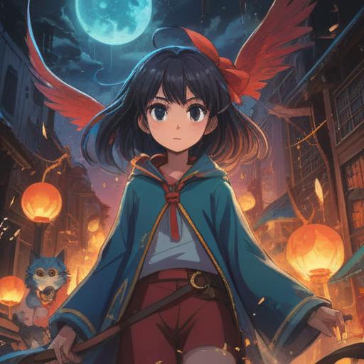 A dramatic scene depicting a confrontation, symbolic spiritual signs in the background, ethereal light shining on the characters, tension in the air, intense emotions on their faces, mystical elements surrounding the environment, vibrant colors emphasizing the conflict, 4k