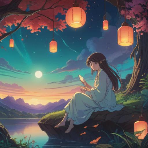 A serene and mystical scene depicting a person dreaming, soft ethereal lights, symbolic imagery representing spiritual signs, dream-like atmosphere, elements like feathers and clouds, a celestial background, gentle expressions, and subtle hints of romance, 4k