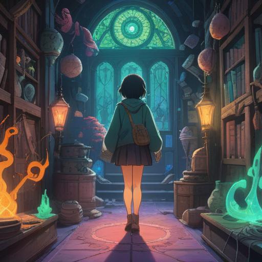 A mystical scene depicting a person receiving a defective item, surrounded by ethereal symbols and signs, soft glowing light illuminating the surroundings, the individual showing a mix of confusion and realization, spiritual aura manifesting in the air, warning signs appearing subtly, a sense of introspection and awareness, serene and thought-provoking atmosphere, 4k