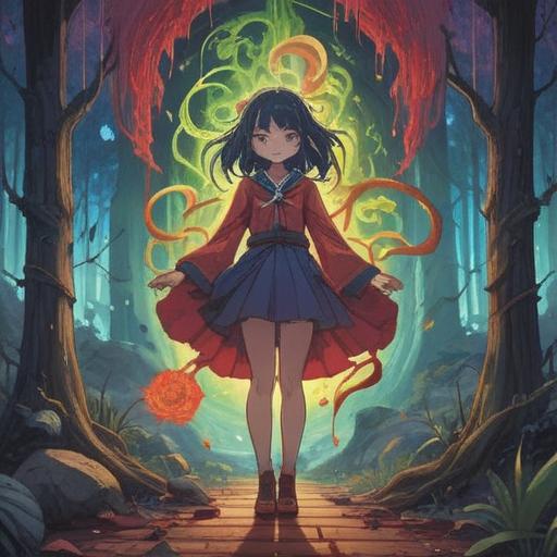 Spiritual interpretation of abnormal bleeding, symbolism of transformation and change, representation of emotional release, connection between body and spirit, healing journey, abstract imagery of energy flow, harmonious colors, mystical atmosphere, contemplative mood, nature elements symbolizing rebirth, 4k